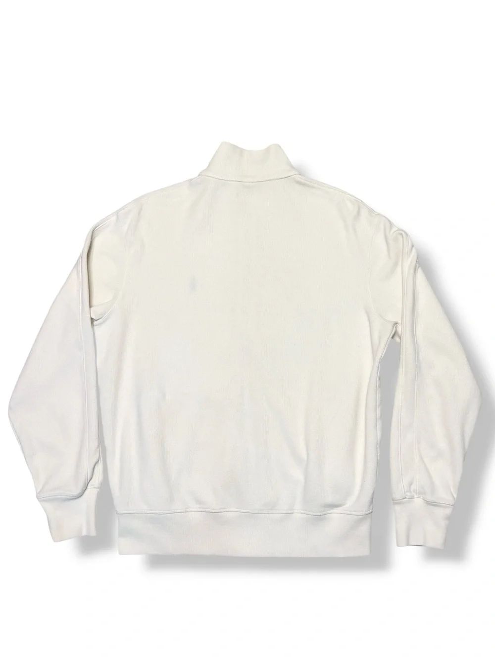 POLO RALPH LAUREN Cream Full Zip Performance Track Jacket Size Medium